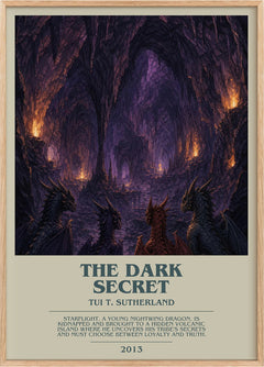 The Dark Secret Bookish Wall Art by Tui T. Sutherland