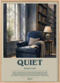 Quiet Bookish Wall Art by Susan Cain