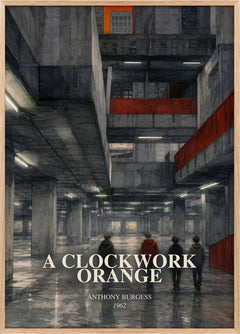 A Clockwork Orange Book Watercolour Illustration by Anthony Burgess