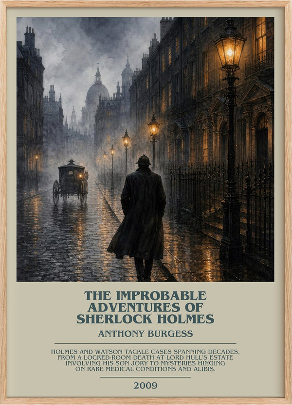 Improbable Adventures of Sherlock Holmes Bookish Wall Art by Anthony Burgess