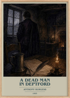 A Dead Man in Deptford Book Cover Poster by Anthony Burgess