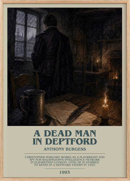 A Dead Man in Deptford Bookish Wall Art by Anthony Burgess