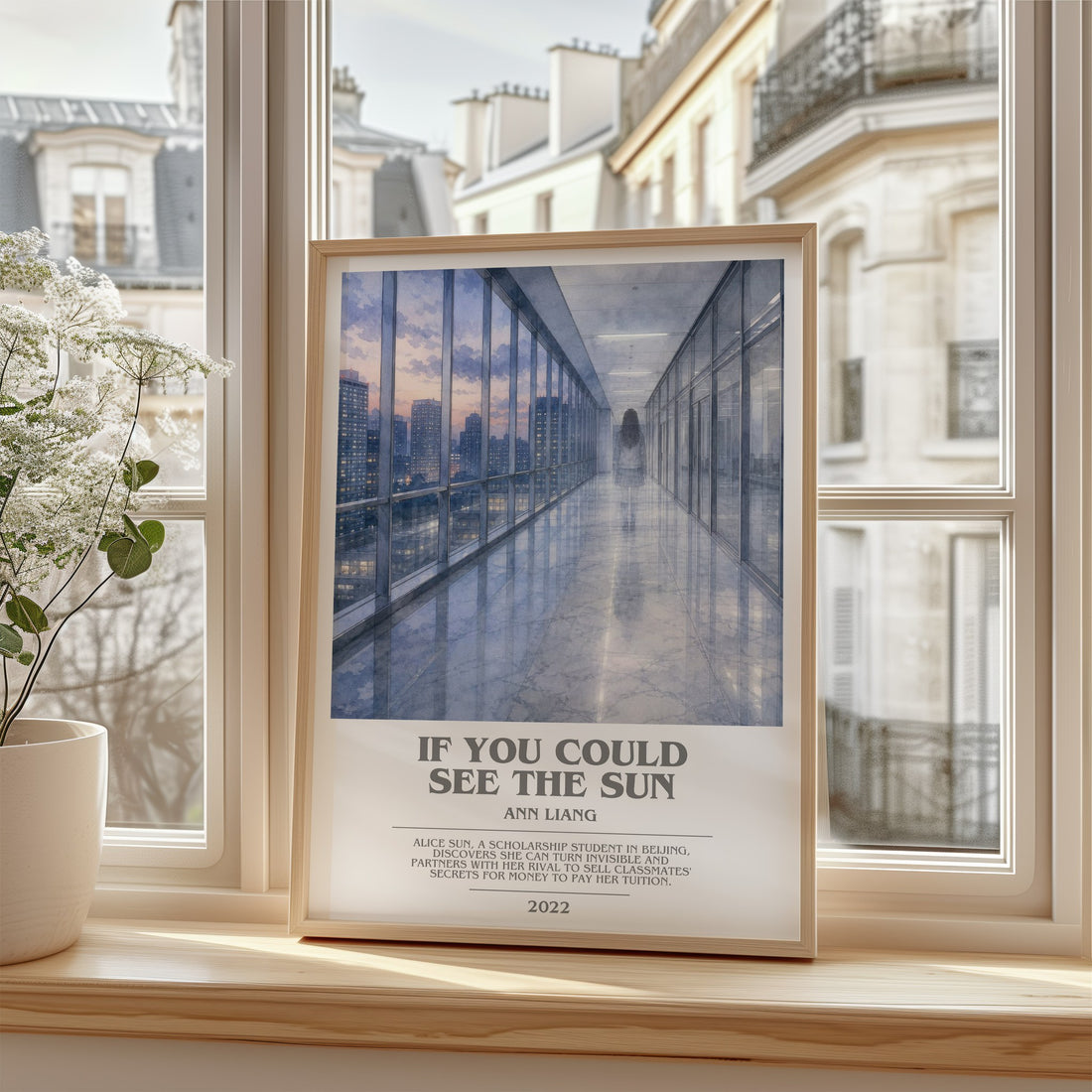 If You Could See the Sun bookish poster colour and style options – Ann Liang book art