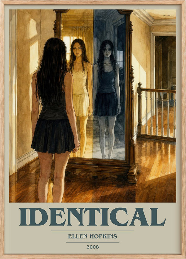 Identical Book Cover Poster by Ellen Hopkins