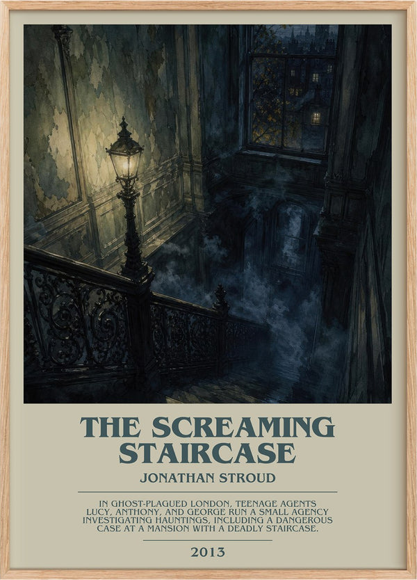 The Screaming Staircase Bookish Wall Art by Jonathan Stroud