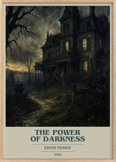 The Power of Darkness Book Cover Poster by Edith Nesbit