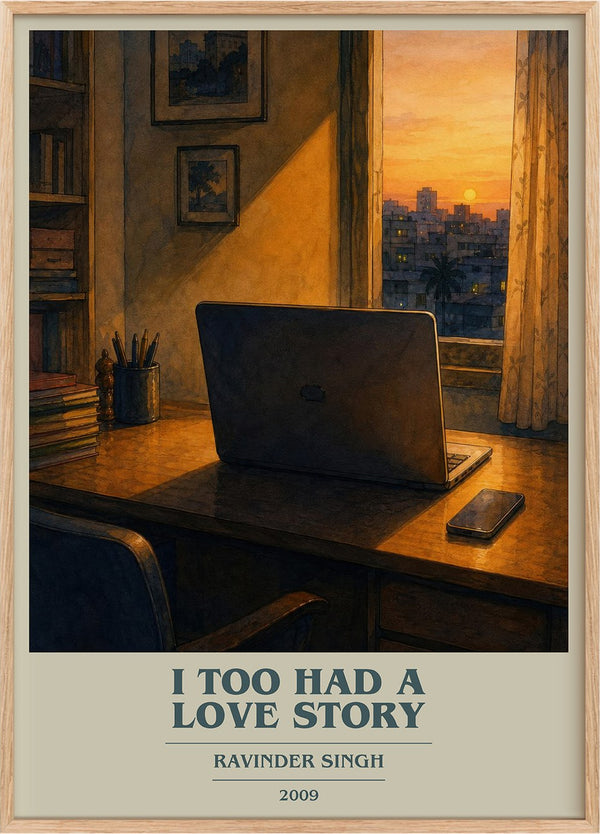 I Too Had a Love Story Book Cover Poster by Ravinder Singh