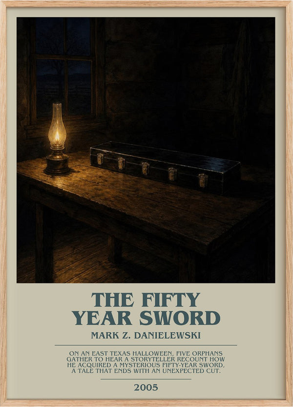 The fifty year sword Bookish Wall Art by Mark Z. Danielewski