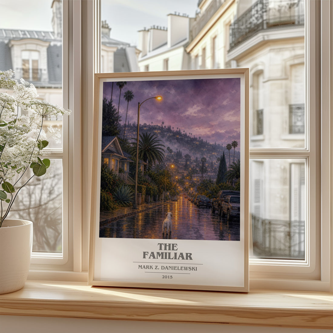 The familiar book cover poster colour and style options – Mark Z. Danielewski book art