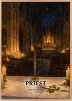 Priest Book Watercolour Illustration by Sierra Simone