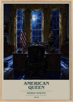 American Queen Book Cover Poster by Sierra Simone