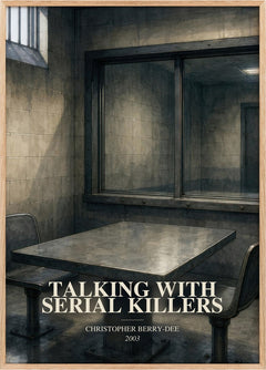 Talking with Serial Killers Book Watercolour Illustration by Christopher Berry-Dee