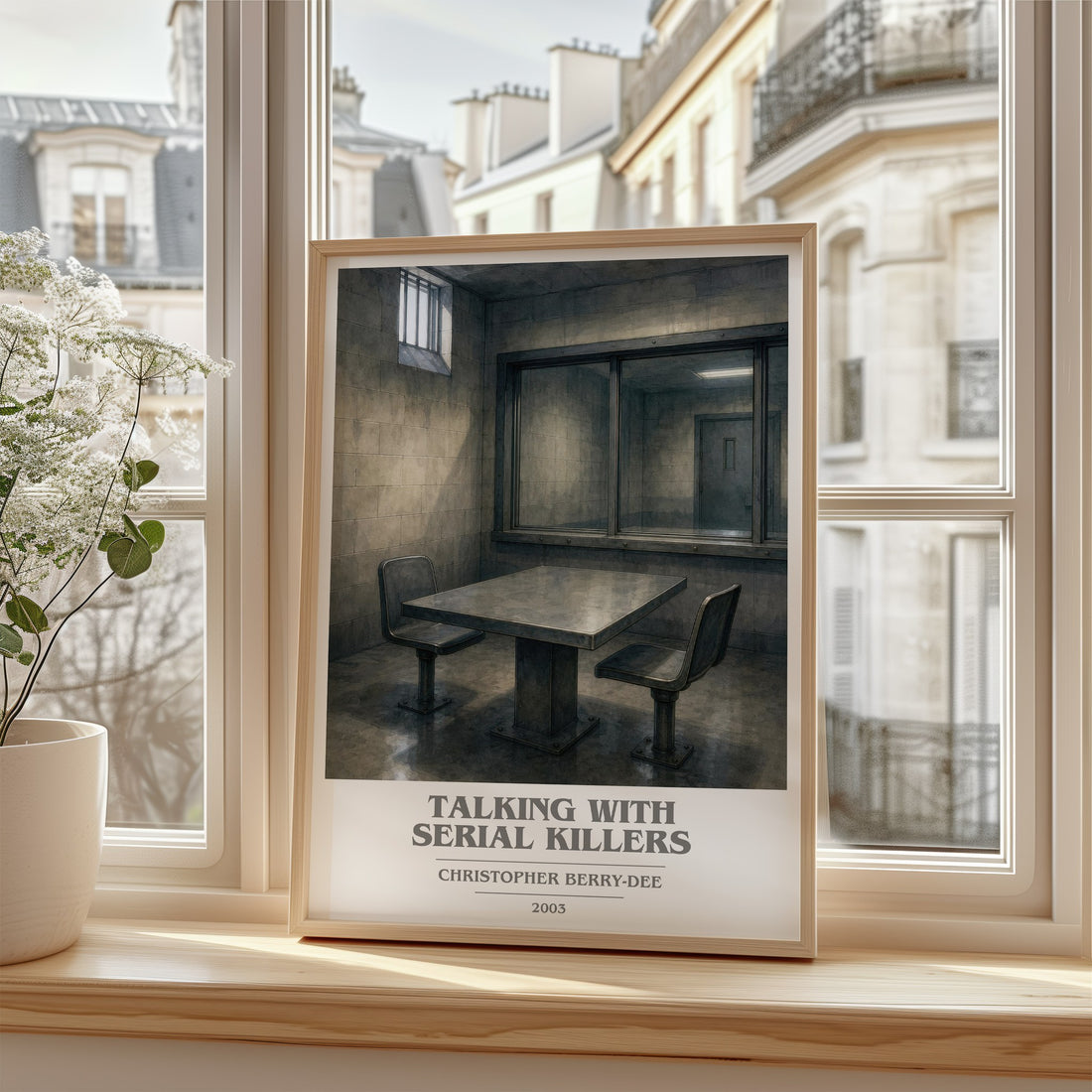 Talking with Serial Killers book cover poster colour and style options – Christopher Berry-Dee book art