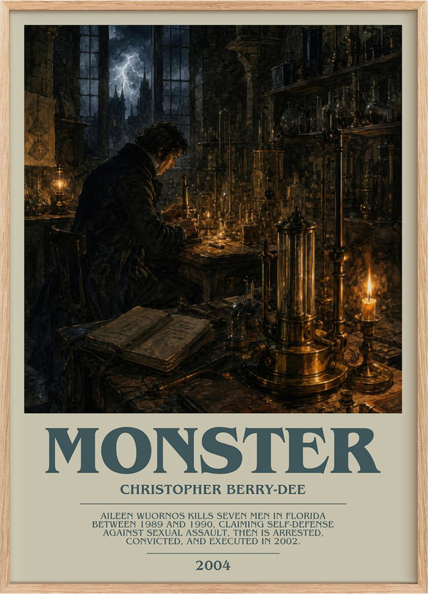 Monster Bookish Wall Art by Christopher Berry-Dee