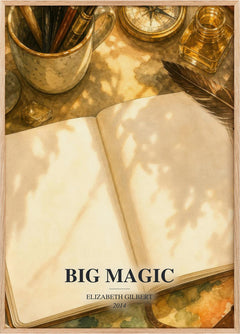 Big Magic Book Watercolour Illustration by Elizabeth Gilbert