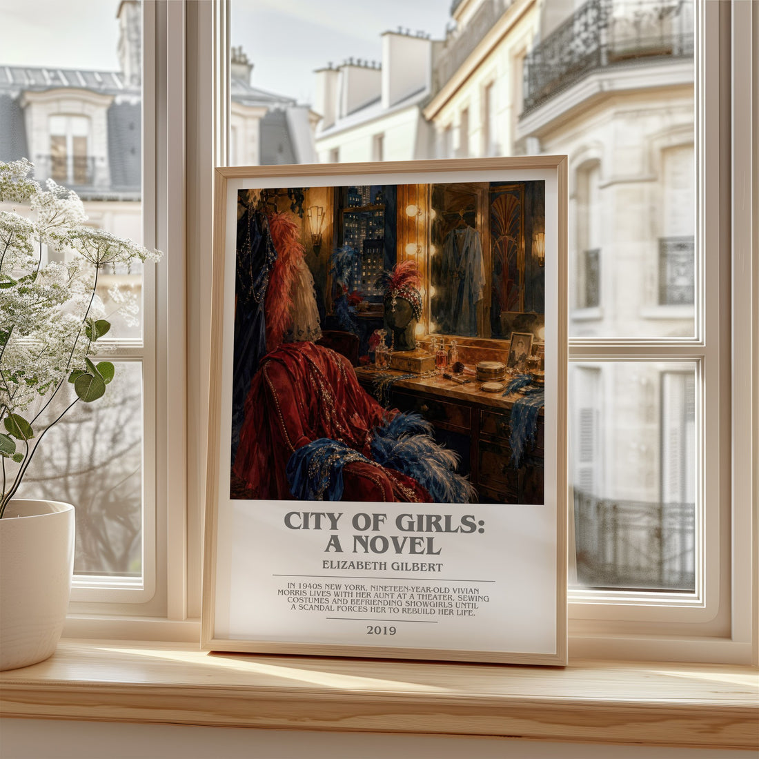 City of Girls: A Novel bookish poster colour and style options – Elizabeth Gilbert book art
