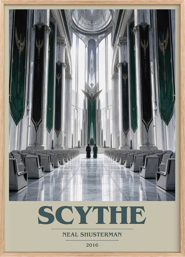 Scythe Book Cover Poster by Neal Shusterman
