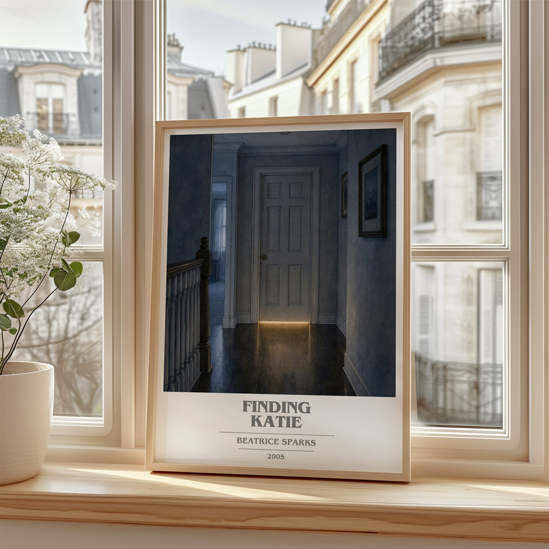 Finding Katie book cover poster colour and style options – Beatrice Sparks book art