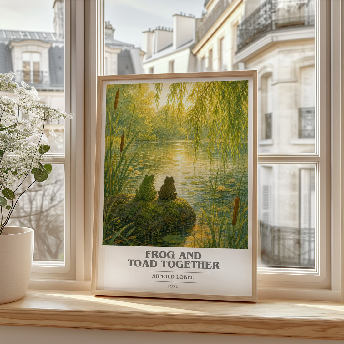 Frog and Toad Together book cover poster colour and style options – Arnold Lobel book art