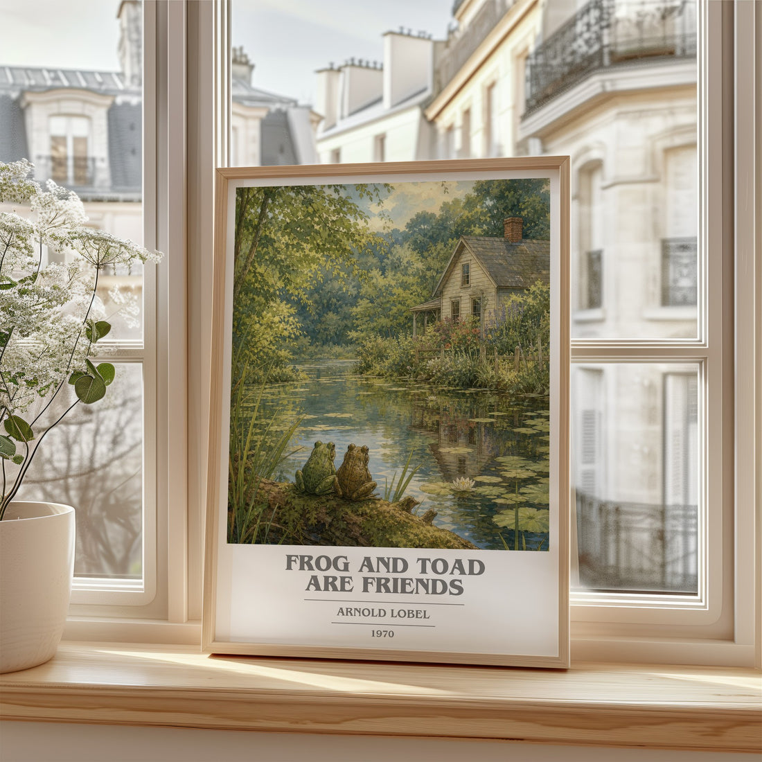 Frog and Toad Are Friends book cover poster colour and style options – Arnold Lobel book art