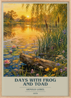 Days With Frog and Toad Book Cover Poster by Arnold Lobel