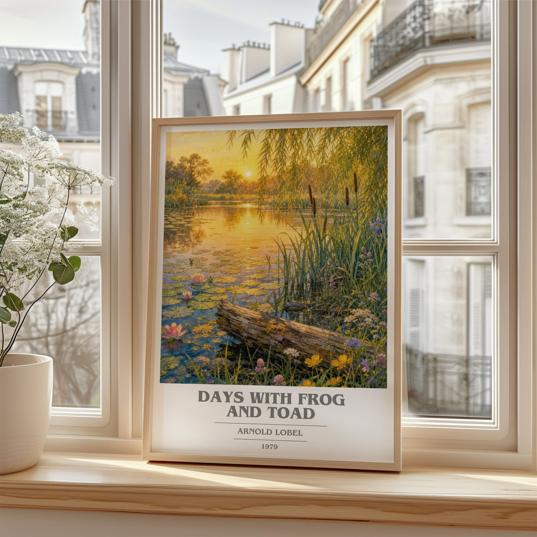 Days With Frog and Toad book cover poster colour and style options – Arnold Lobel book art