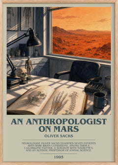 An Anthropologist on Mars Bookish Wall Art by Oliver Sacks