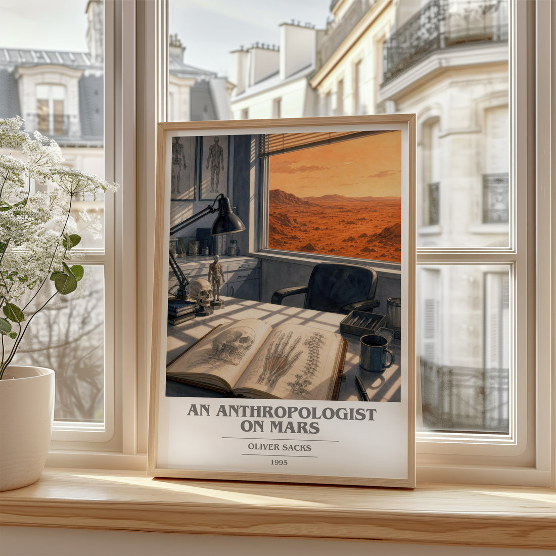 An Anthropologist on Mars book cover poster colour and style options – Oliver Sacks book art