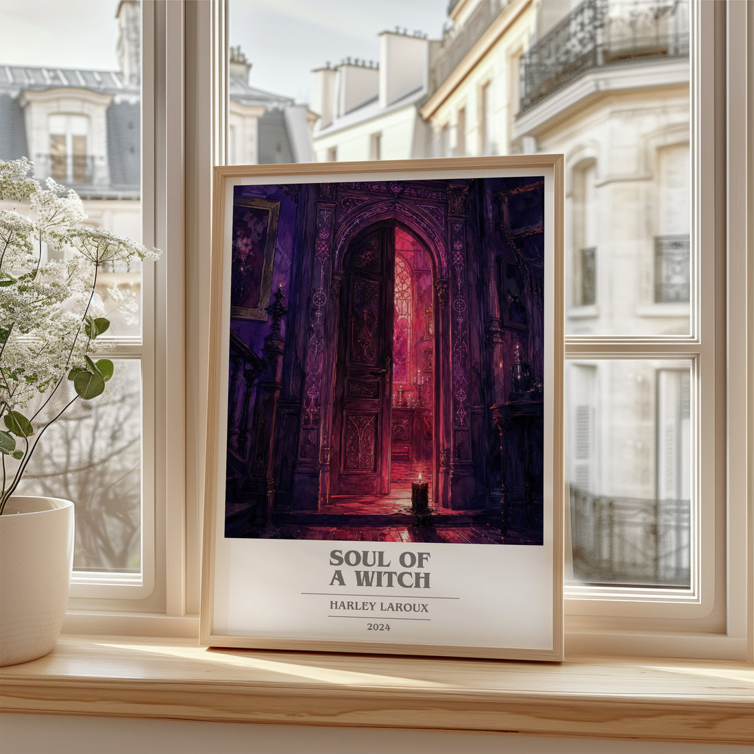 Soul of a Witch book cover poster colour and style options – Harley Laroux book art