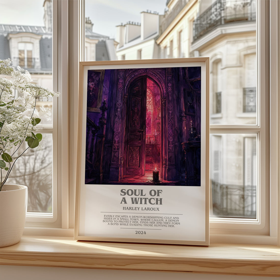 Soul of a Witch bookish poster colour and style options – Harley Laroux book art