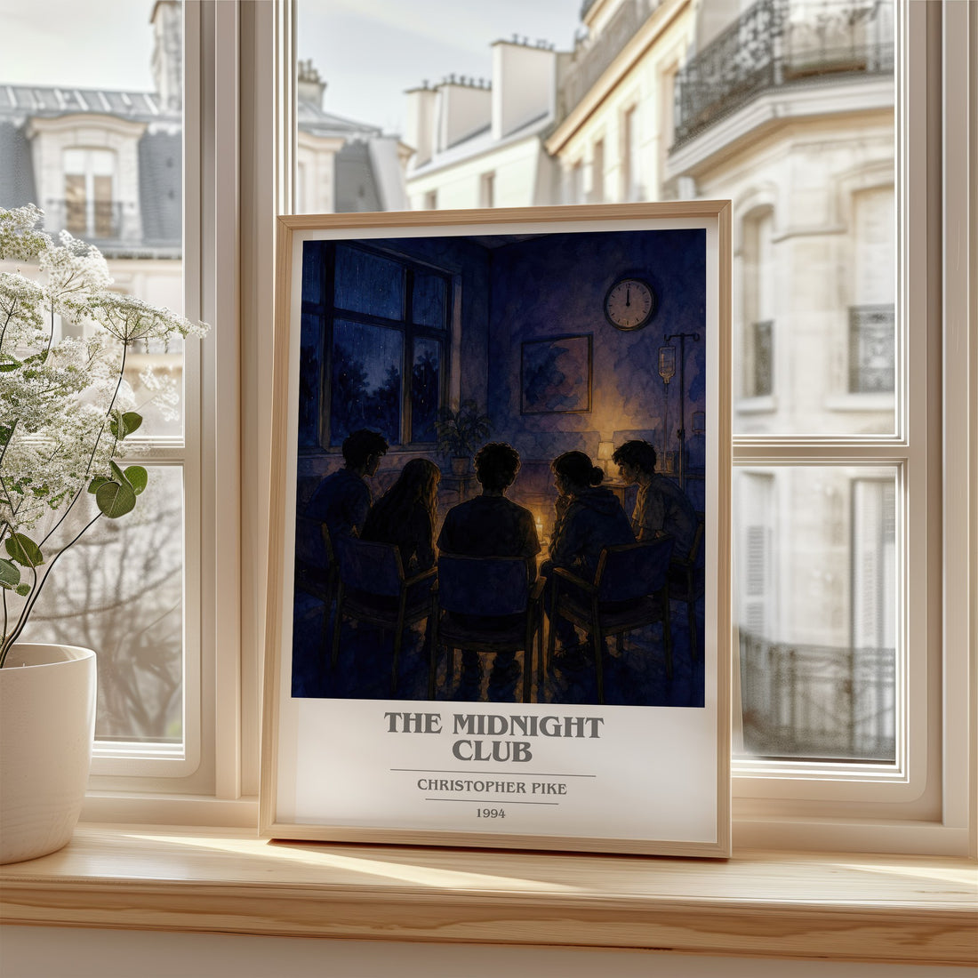 The Midnight Club book cover poster colour and style options – Christopher Pike book art