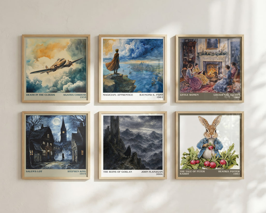 The Ruins of Gorlan literary art print colour and style options – John Flanagan book art