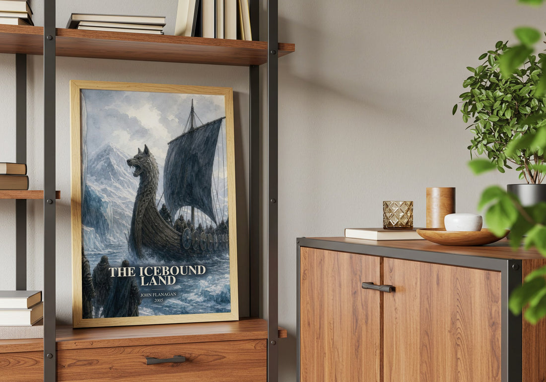 The Icebound Land book watercolour illustration paper finish options – matte satin gloss