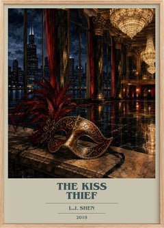 The Kiss Thief Book Cover Poster by L.J. Shen
