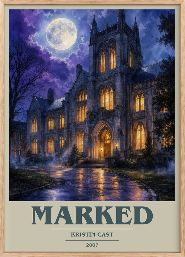 Marked Book Cover Poster by Kristin Cast