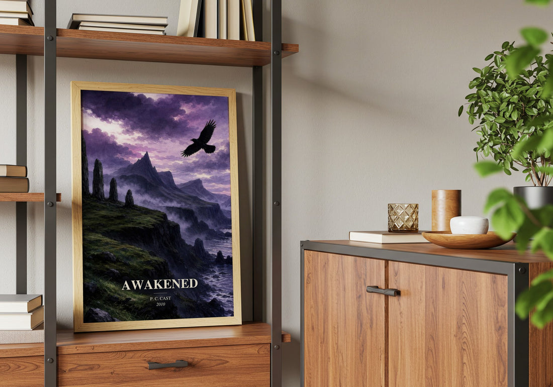 Awakened book watercolour illustration paper finish options – matte satin gloss