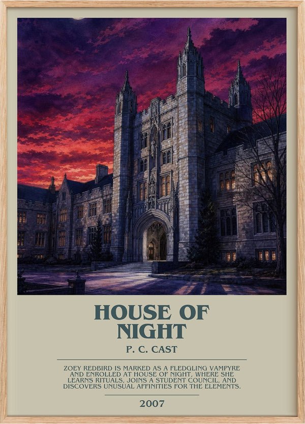 House of Night Bookish Wall Art by P. C. Cast