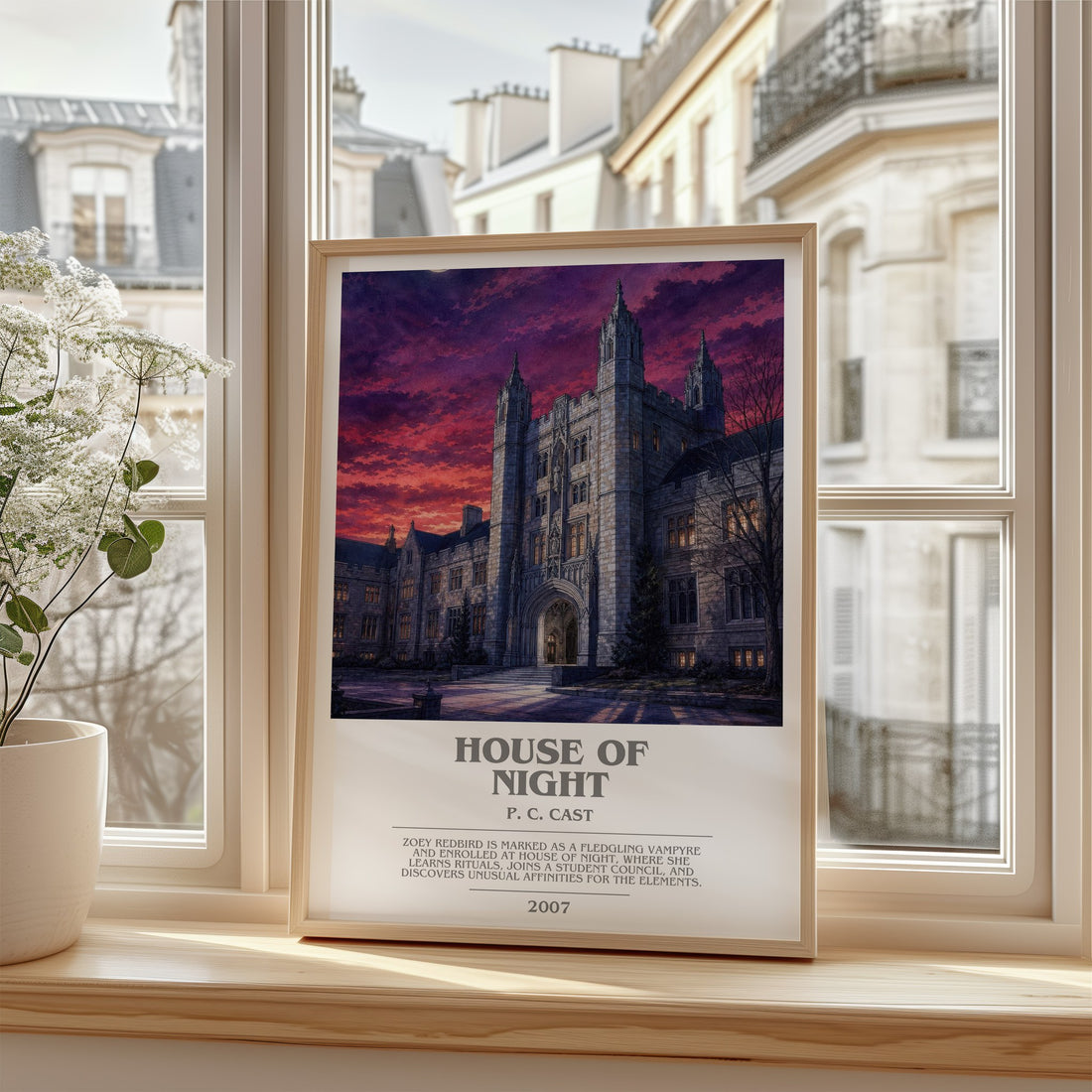 House of Night bookish poster colour and style options – P. C. Cast book art