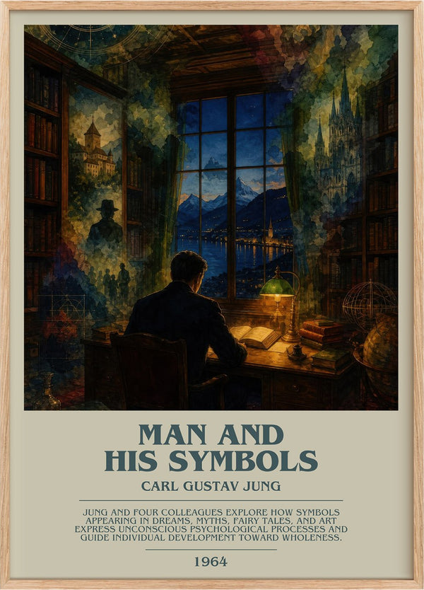 Man and His Symbols Bookish Wall Art by Carl Gustav Jung