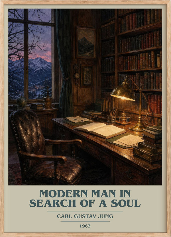 Modern man in search of a soul Book Cover Poster by Carl Gustav Jung
