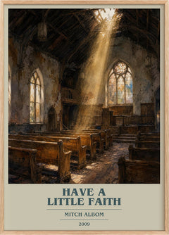 Have a little faith Book Cover Poster by Mitch Albom