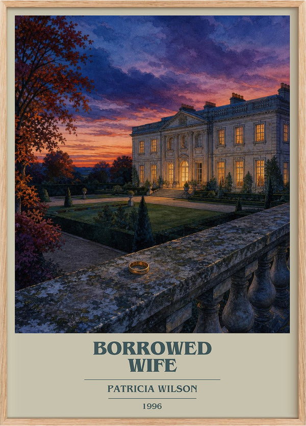 Borrowed Wife Book Cover Poster by Patricia Wilson