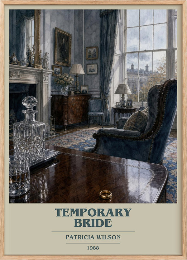 Temporary Bride Book Cover Poster by Patricia Wilson