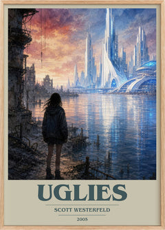 Uglies Book Cover Poster by Scott Westerfeld