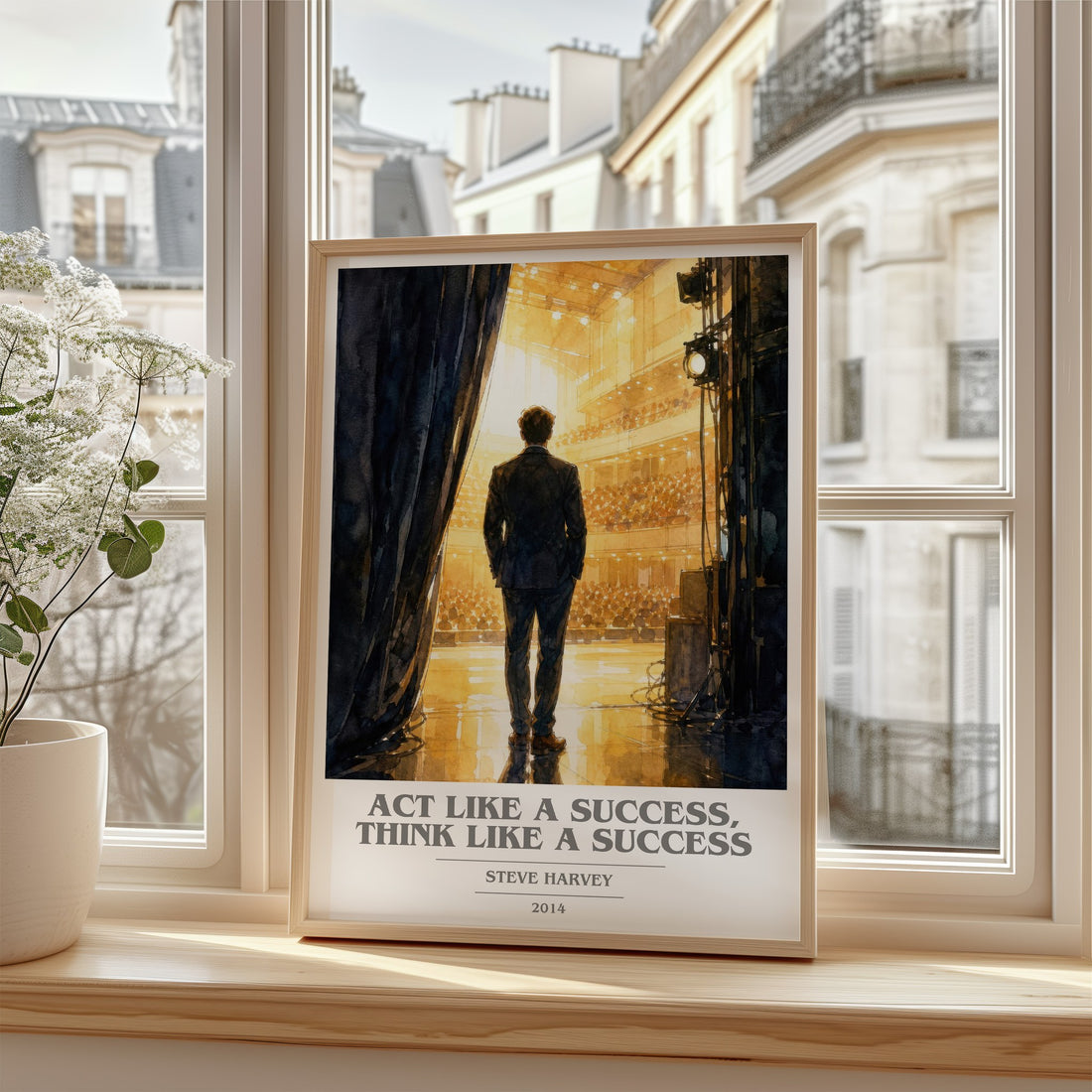 Act Like a Success, Think Like a Success book cover poster colour and style options – Steve Harvey book art