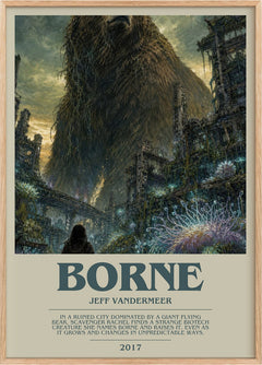 Borne Bookish Wall Art by Jeff VanderMeer