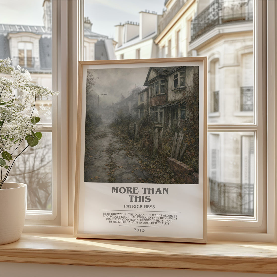 More Than This bookish poster colour and style options – Patrick Ness book art
