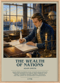 The Wealth of Nations Bookish Wall Art by Adam Smith