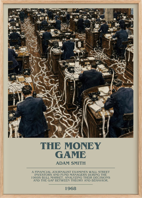 The money game Bookish Wall Art by Adam Smith