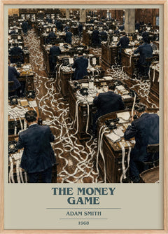 The money game Book Cover Poster by Adam Smith